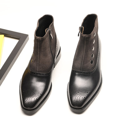 Botas Martin de Cuero con Remaches - Estilo Urbano para Hombre - Image 17