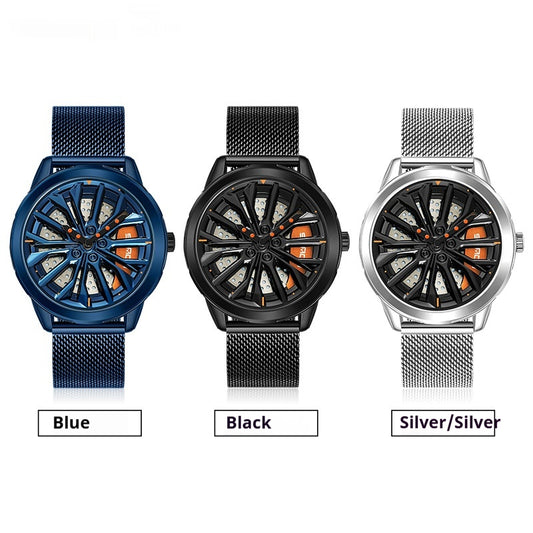 Reloj de Hombre Rueda de la Fortuna - Diseño Trendy con Energía de Buena Suerte - Image 2