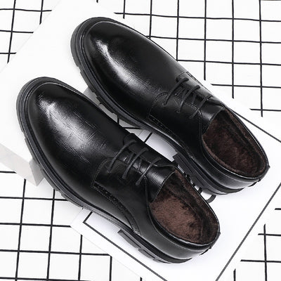 Zapatos de Cuero para Hombre con Plataforma Elevadora 10cm - Estilo Ejecutivo
