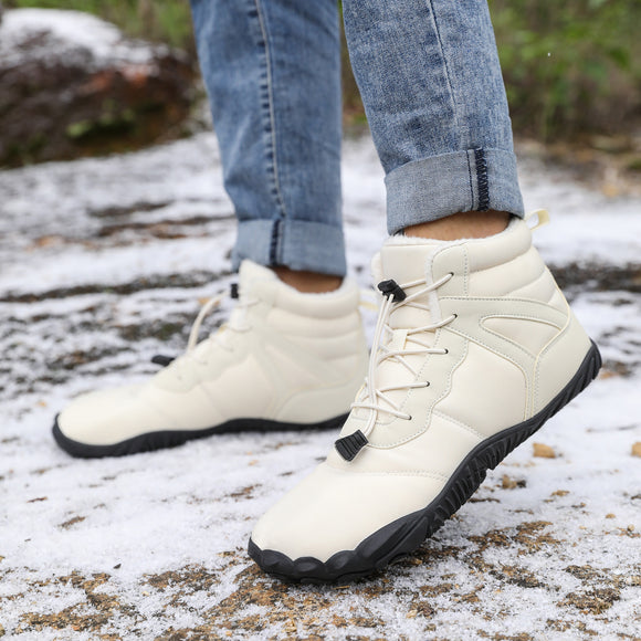 Botas de Nieve Impermeables con Diseño de Cinco Dedos y Forro Polar