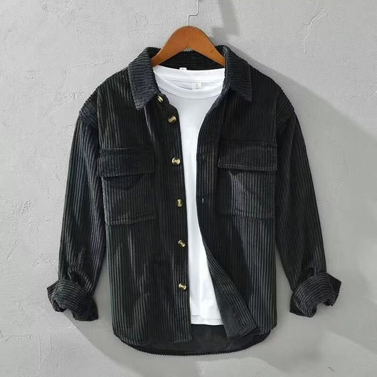 Camisa de Pana Premium para Hombre - Primavera y Otoño - Image 2