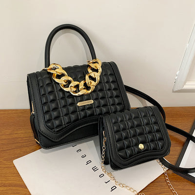 Bolsa Mensajera Mujer Diseño Rombos y Cuadros - Image 7