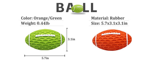 Juguete de Rugby Resistente para Perros Grandes - Diseño Duradero con Sonido Chirriante - Image 19