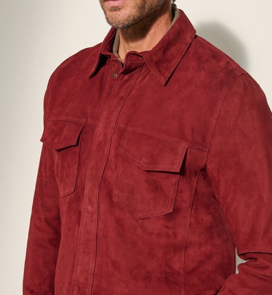 Chaqueta Noah de Gamuza para Hombre - Abrigo Elegante y Versátil - Image 15