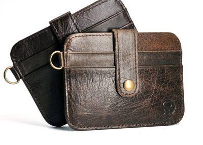 Cartera de Cuero Compacta para Licencia de Conducir con Bolsillo - Image 8