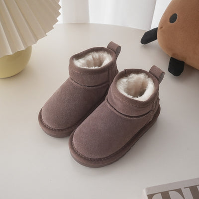 Botas de Nieve Altas Infantiles de Color Liso - Image 3