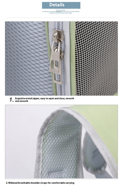 Mochila Transparente para Gatos de Gran Capacidad con Lona - Image 24