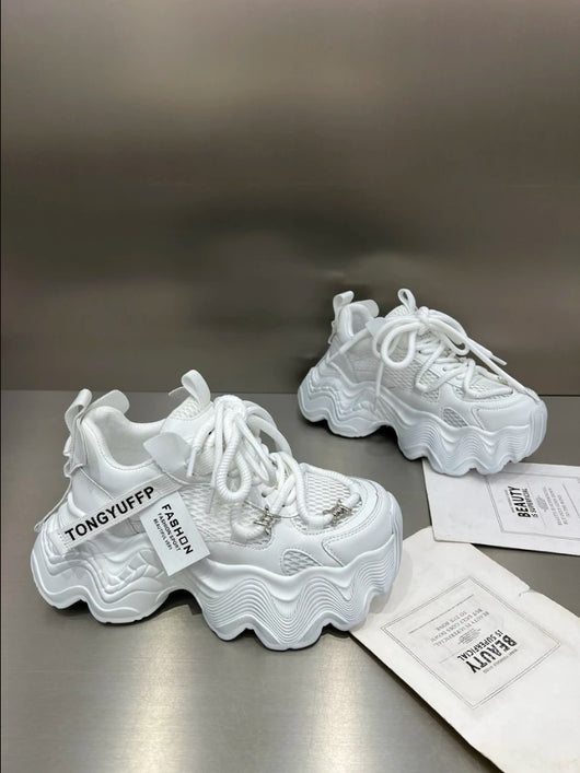 Tenis Casual para Mujer con Suela Gruesa y Malla Transpirable - Image 4