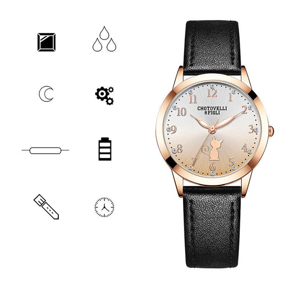Reloj Infantil para Niñas y Niños de Secundaria con Diseño Kawaii