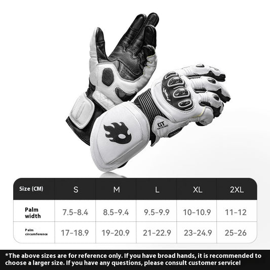 Guantes de Motociclismo en Fibra de Carbono para Pista - Image 2