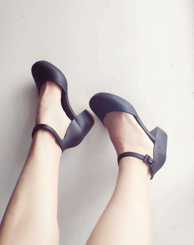 Sandalias de Tacón Medio con Suela Suave y Material PVC Flexible para Mujer - Image 17