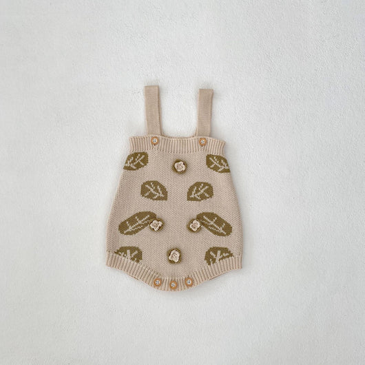 Conjunto de Dos Piezas Infantil con Diseño Hojas Jacquard - Image 5