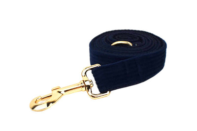 Collar y Correa para Perro en Pana Azul Marino - Cuerda de Sujeción para Exterior - Image 18