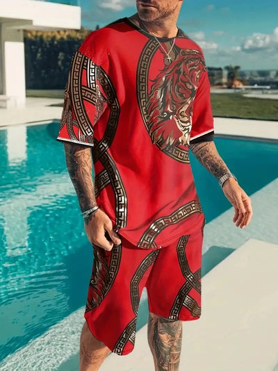 Conjunto Casual Holgado para Hombre con Tecnología de Impresión 3D - Image 6