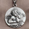 Dije de Plata 925 Grande Grabado en Relieve para Hombre y Mujer