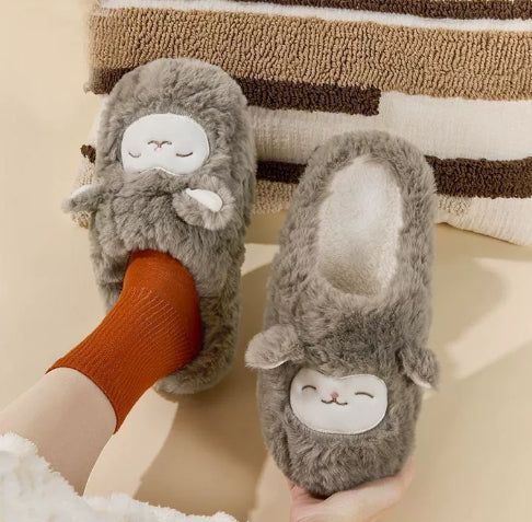 Pantuflas Térmicas de Algodón para Parejas - Cómodas y Antideslizantes - Image 11