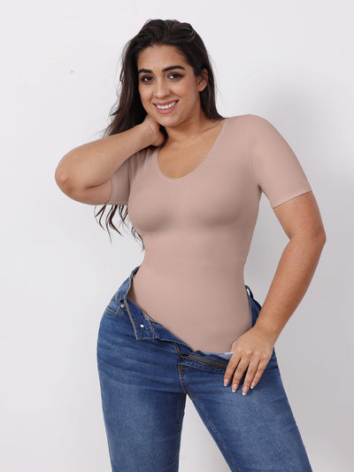 Corset Reductor con Manga Corta - Ajuste Abdominal para Mujer - Image 13