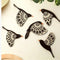 Birds 5 Piezas Negro As Shown In The Figure