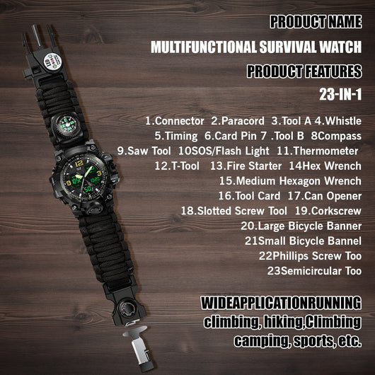 Reloj Táctico Deportivo Dual Display Resistente al Agua - Image 8