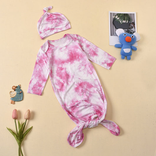 Saco de Dormir Tie-Dye de Algodón para Bebés Niños y Niñas - Image 6