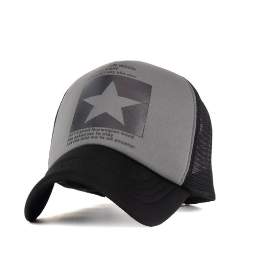 Gorra de Béisbol con Estampado de Estrella de Cinco Puntas - Image 10
