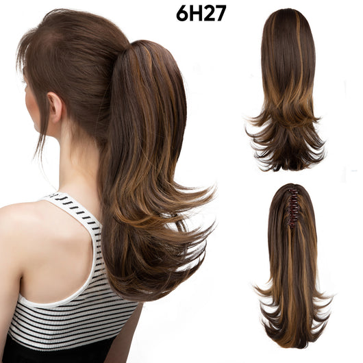 Peluca de Seda Larga con Ondas Suaves para Mujer - Image 14