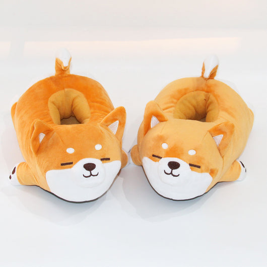 Pantuflas Suaves de Perro Corgi y Shiba Inu - Diseño Adorable - Image 2