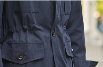 Chaqueta de Caza Vintage con Solapa para Hombre - Image 7