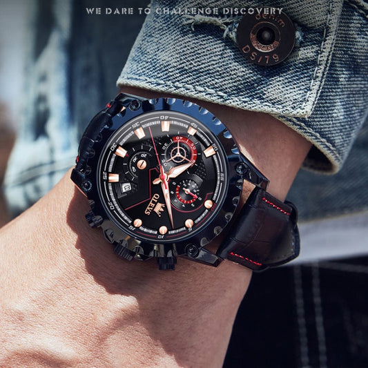 Reloj Multifuncional para Hombre con Esfera Grande Luminosa