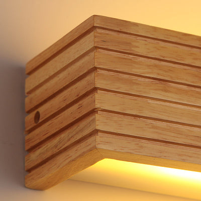 Espejo de Baño con Luz LED Frontal - Gabinete de Madera Nórdica Impermeable - Image 5