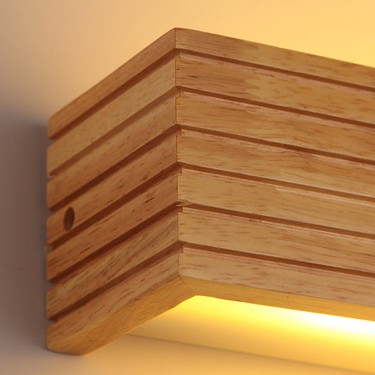 Espejo de Baño con Luz LED Frontal - Gabinete de Madera Nórdica Impermeable - Image 5