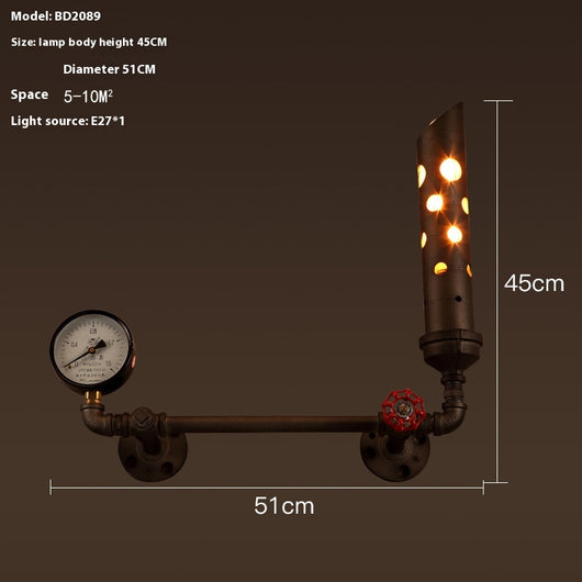Lámpara de Pared Industrial Retro para Dormitorio y Pasillos - Image 18