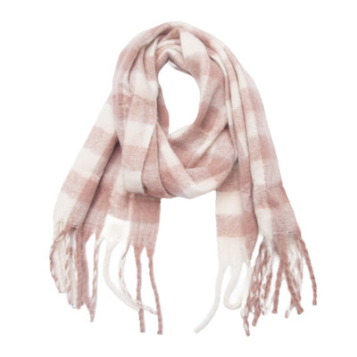 Bufanda Escocesa Gruesa con Borlas para Mujer - Chal Acolchado Premium - Image 9