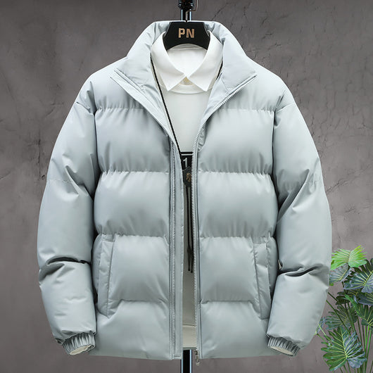 Abrigo de Cuello Alto Acolchado para Parejas - Chaqueta Casual Cálida Unisex - Image 20