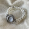 Reloj de Pulsera con Perlas para Mujer