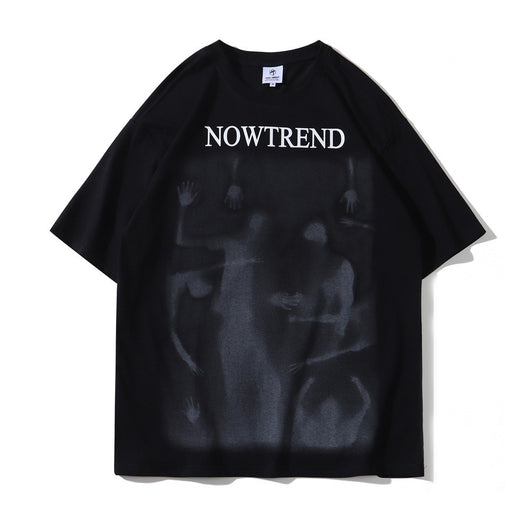 Playera Estampada Devil Ghost de Manga Corta para Hombre - Image 6