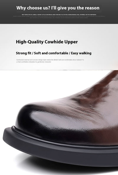 Botas de Trabajo Estilo Británico Antideslizantes Transpirables para Hombre - Image 16