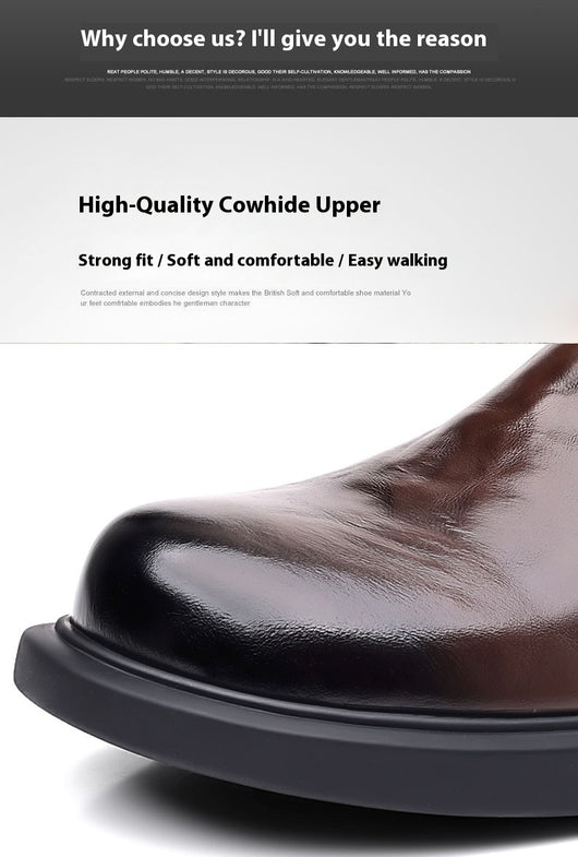 Botas de Trabajo Estilo Británico Antideslizantes Transpirables para Hombre - Image 16