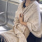 Bufanda de Cashmere con Jacquard de Gato - Versátil y Adorable para Invierno