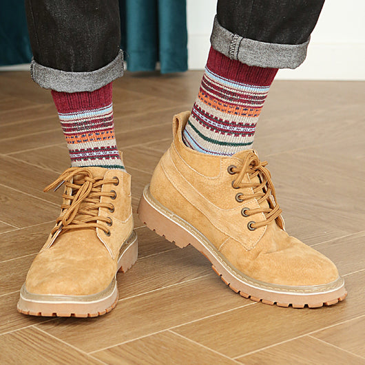 Calcetines Térmicos para Mujer con Lana de Conejo y Diseño Floral - Image 11
