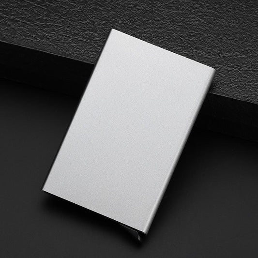 Estuche Automático para Tarjetas de Presentación - Hombre y Mujer