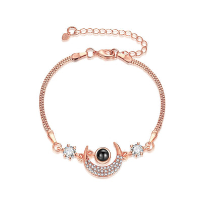 Pulsera de Proyección Estrella y Luna - Temperamento Amigas - Image 5