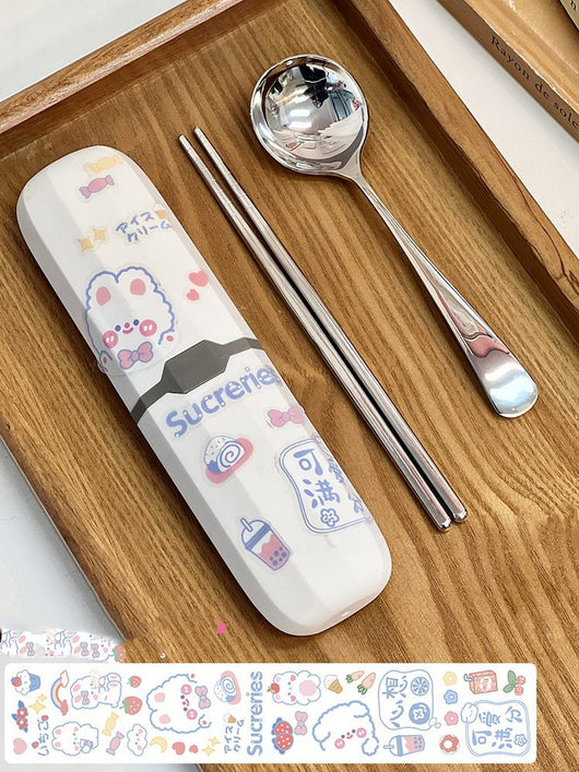 Set de Palillos y Cuchara Influencer para Lonchera - Image 9