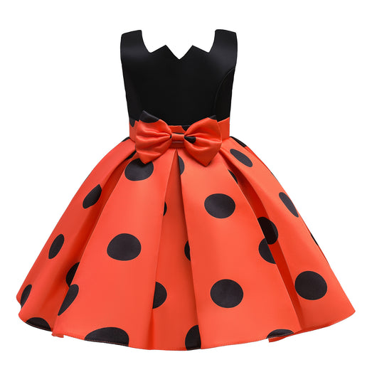 Falda Princesa Lunares con Moño para Niñas - Image 8