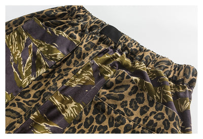 Shorts Cargo Camuflado con Estampado Leopardo - Unisex - Image 11