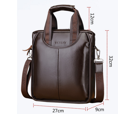 Bolsa Mensajero Vertical para Hombre - Maletín Portátil Profesional - Image 13