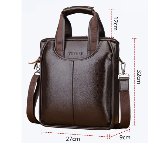 Bolsa Mensajero Vertical para Hombre - Maletín Portátil Profesional - Image 13