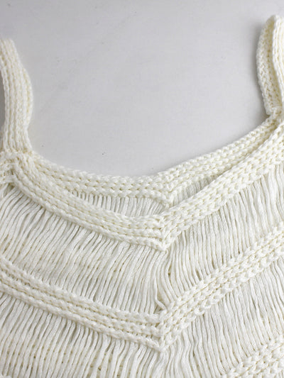 Suéter Tejido para Mujer con Detalles Calados y Borlas - Image 37