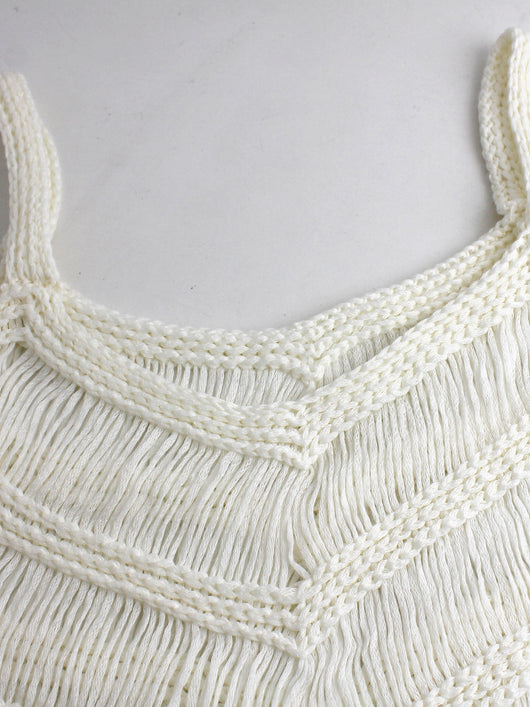 Suéter Tejido para Mujer con Detalles Calados y Borlas - Image 37