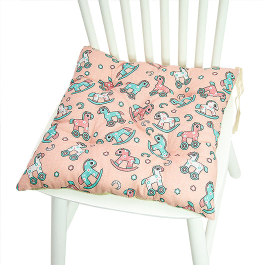 Cojín Redondo para Ventana Saliente con Estampado de Poliéster y Lino - Image 17